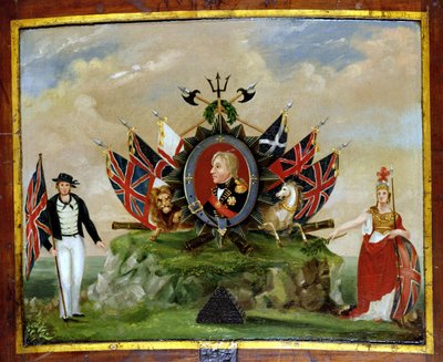 Un tributo a Nelson, c.1820 da English School